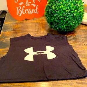 Under armour, youth medium, sleeveless shirt